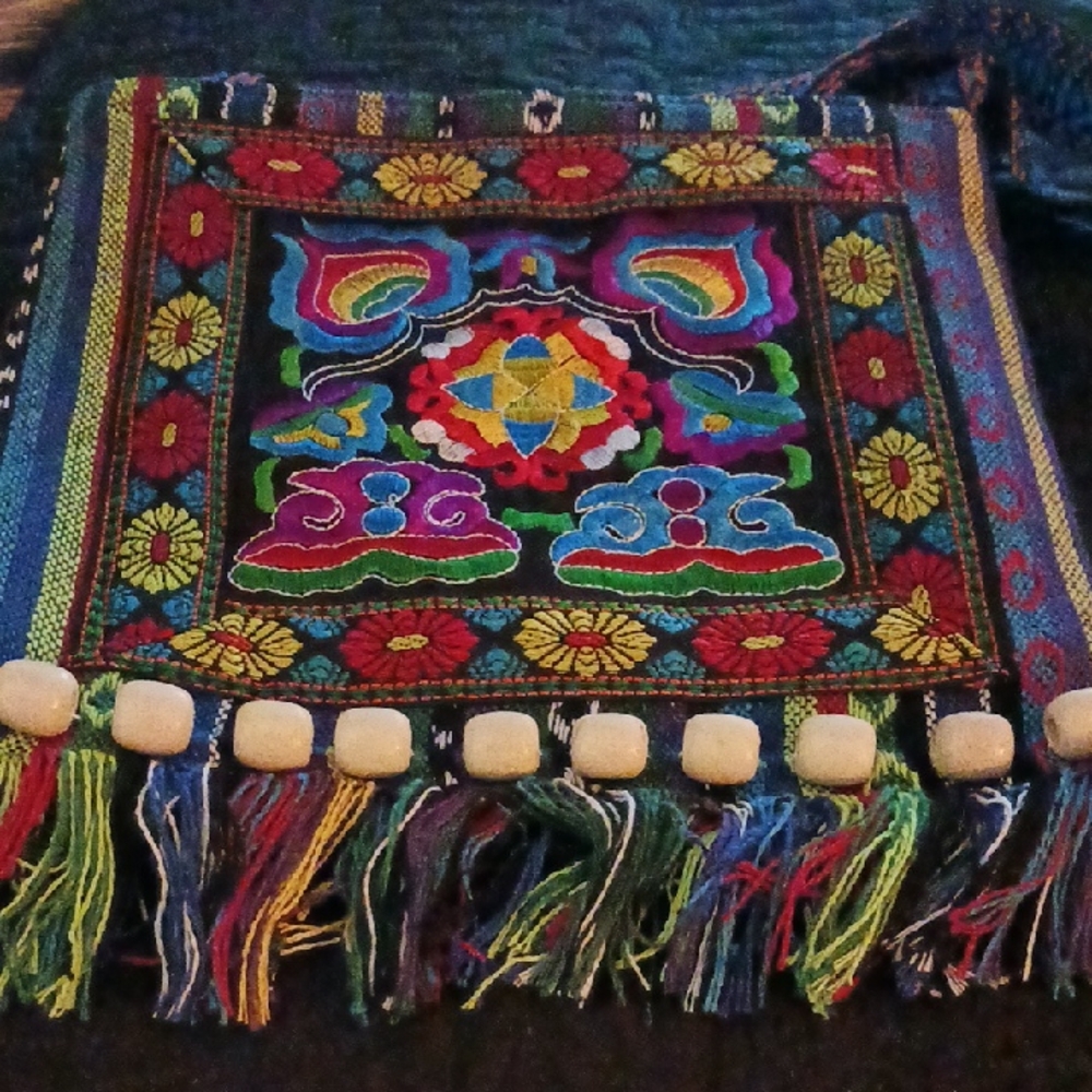 Colorful Embroidered Women's Bag